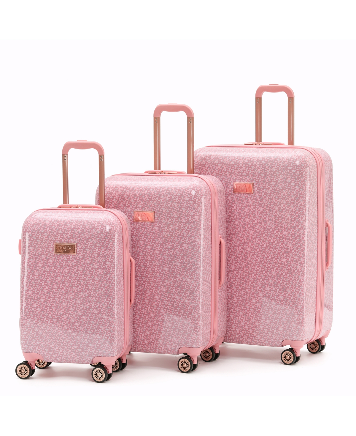 Thalia Sodi Signature 26" Expandable Luggage In Pink Signature
