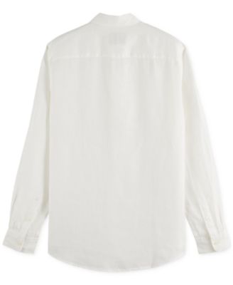 Men's Long Sleeve Linen Shirt 