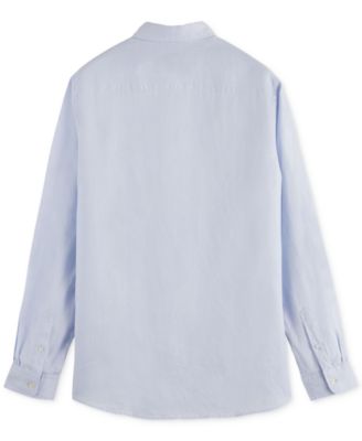 Men's Long-Sleeve Linen Shirt 