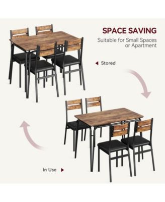 3-Piece Small Space Dining Table Set for 2