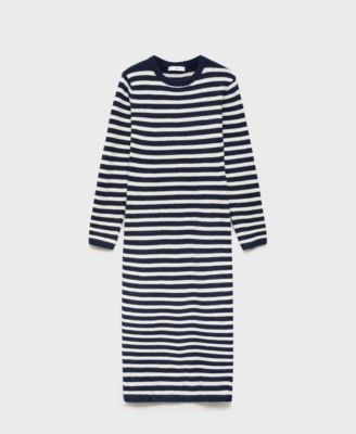 mango striped jersey dress Striped jersey dress