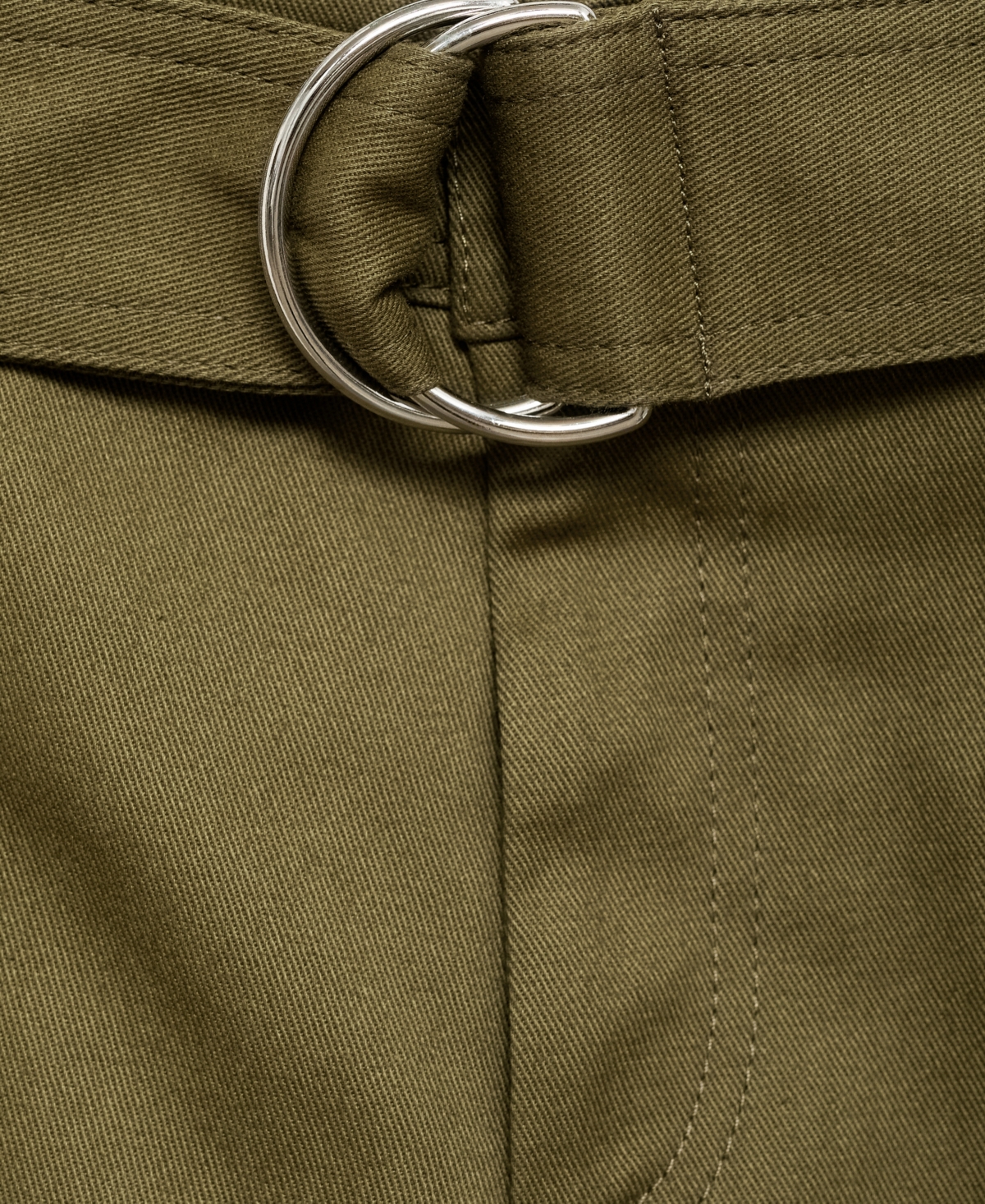 Mango Women's Belt Cargo Trousers