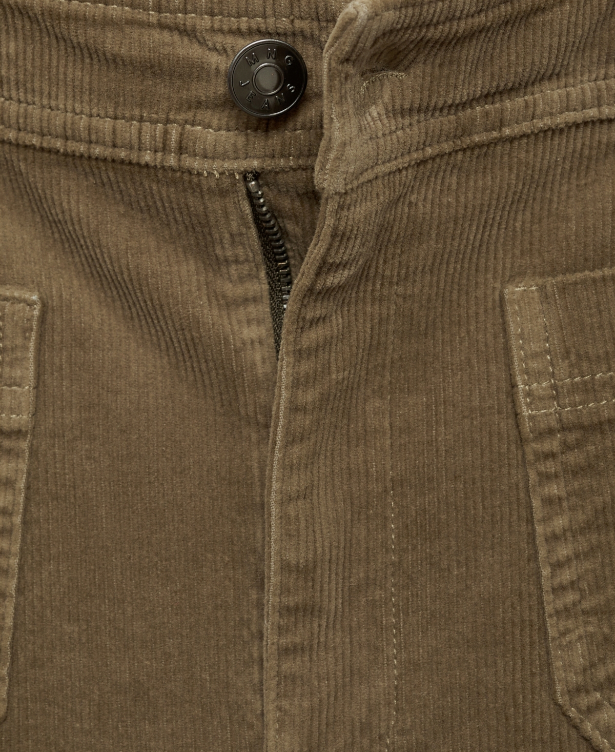 Mango Women's Catherin Culotte Corduroy Pants In Khaki