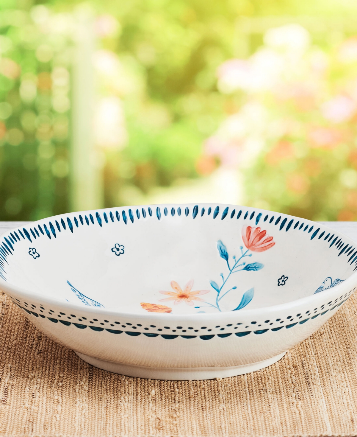 Fitz And Floyd Gracie Serve Bowl In Assorted