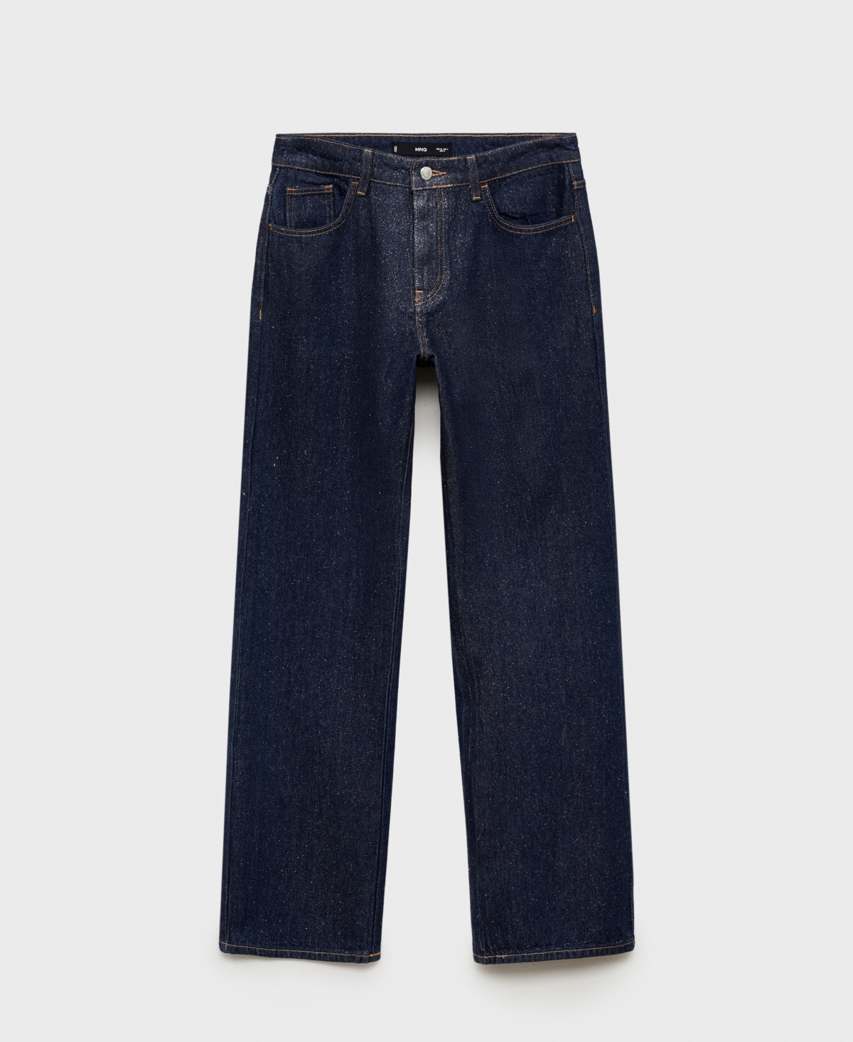 Mango Women's Matilda Medium-rise Straight-fit Jeans In Open Blue