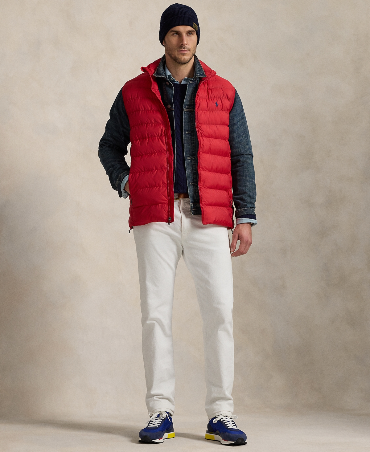 Polo Ralph Lauren Men's Big & Tall The Colden Packable Vest - Rl 2000 Red