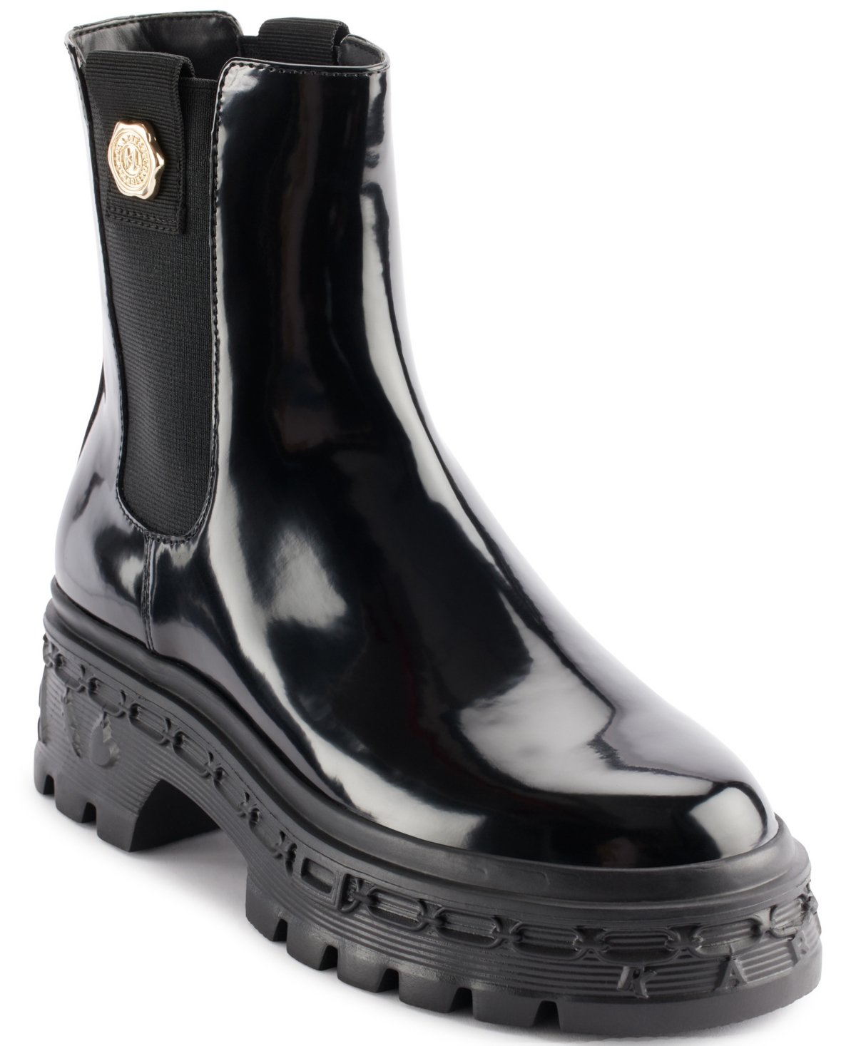 Karl Lagerfeld Paris Londyn Lug Sole Chelsea Boot In Black