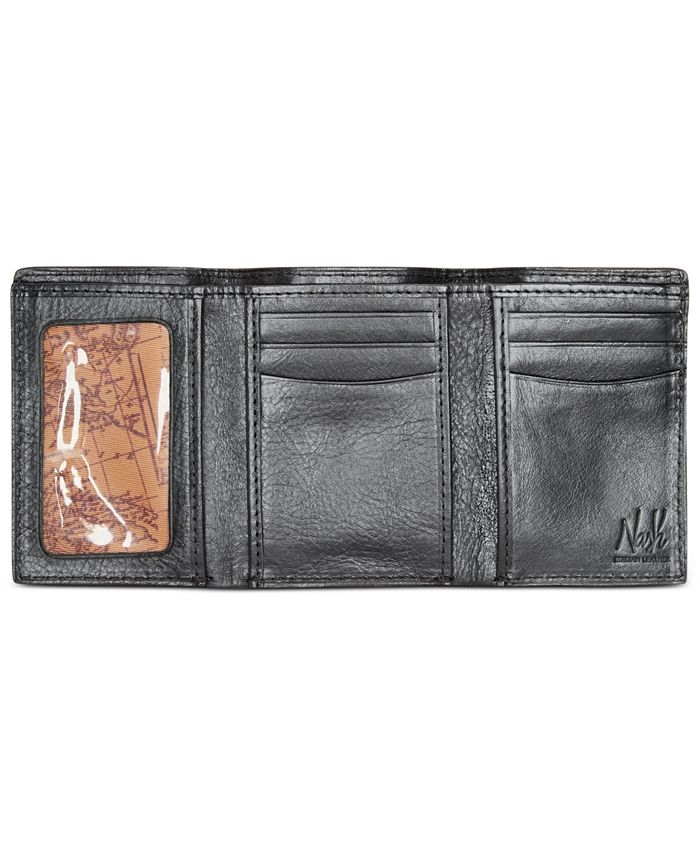 Patricia Nash Nash Men's Heritage Leather Trifold Wallet - Macy's