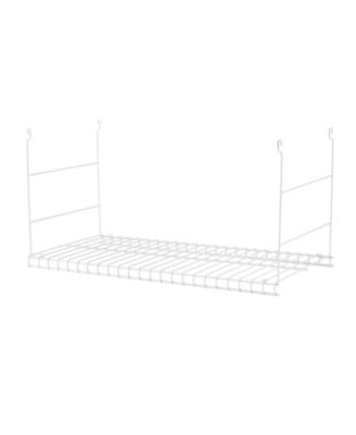 24&amp;quot; Universal Closet Steel Wire Added Storage Hanging Shelf (2 Pack)