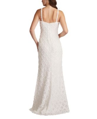 Women's Erma 3D Floral Spaghetti Strap Gown