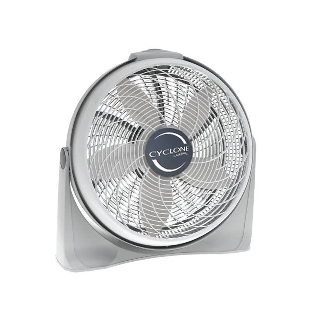 Lasko 20 Inch Cyclone Portable Full-Tilt Floor or Wall Mount Pivoting Fan,- White
