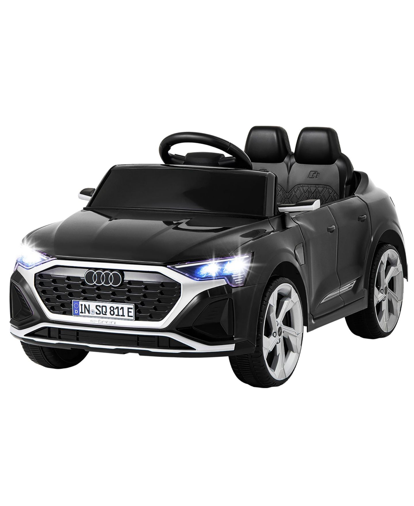 Детская игрушка Gymax Audi SQ8 12V Remote Control 3-Speed Ride-On Car, 66 lb. Capacity, Ages 3+, цвет: Чёрный, вариант 1 — фото 8
