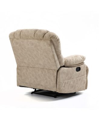 38.50" Large Manual Recliner Chair in Fabric for Living Room