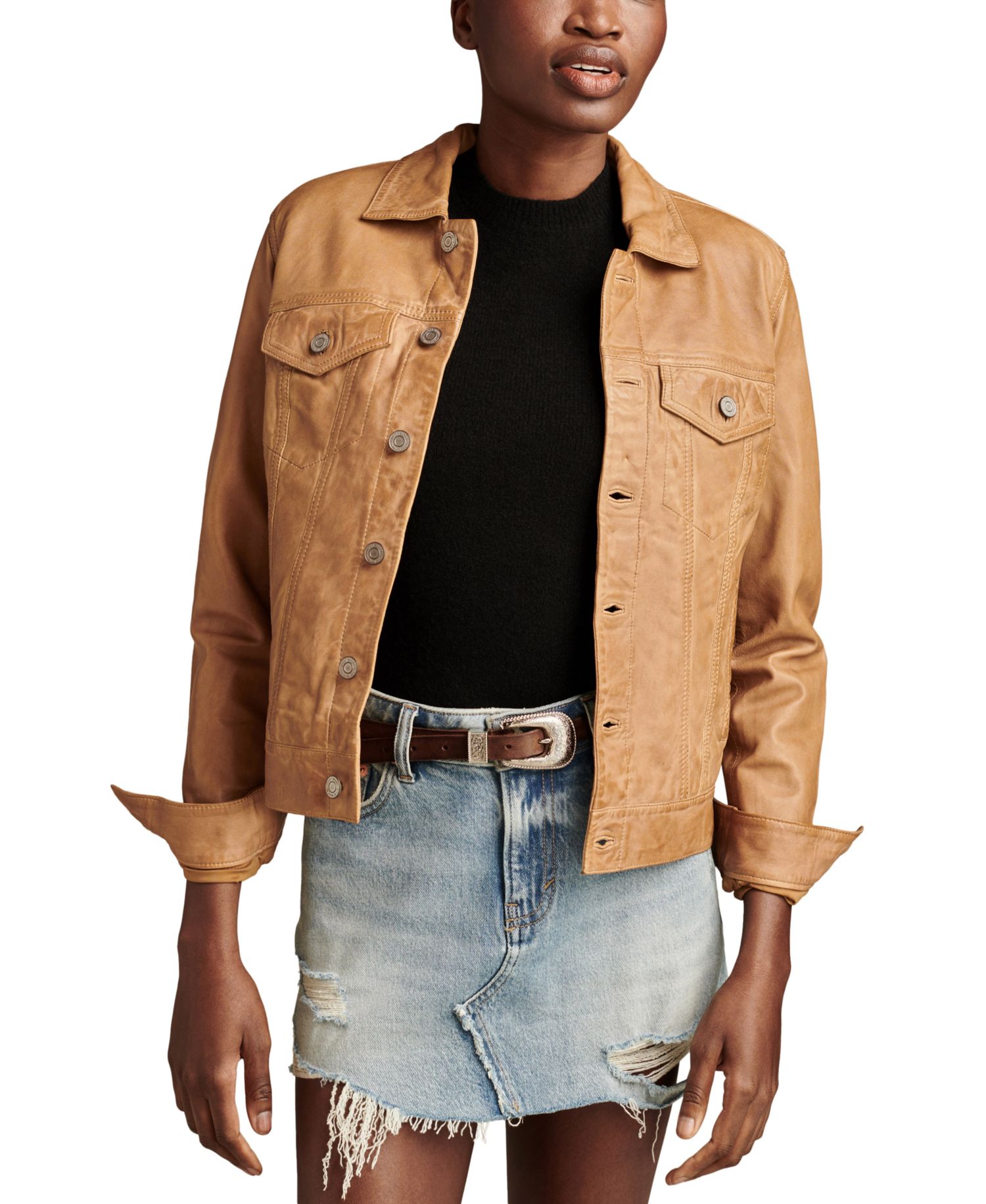 Leather Trucker Jacket