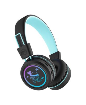 KidJamz KJ55BT Safe Listening Bluetooth Wireless Headphones for Kids w/ LED Lights