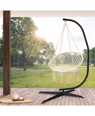 Solid Steel C Hammock Frame Stand