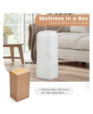 4 Inch Tri-fold Cool Gel Memory Foam Mattress-Twin XL