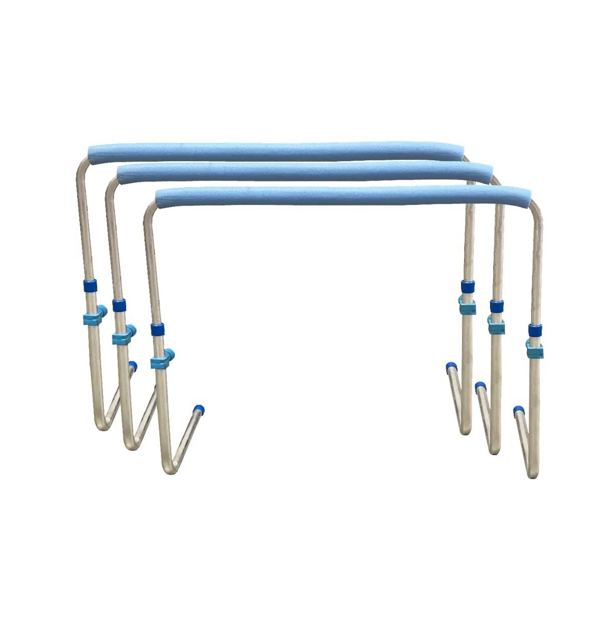 Amber Track and Field Self Return Aluminum Hurdle Midi Adjustable from 23&#x22; to 34&#x22; (Set of 3)