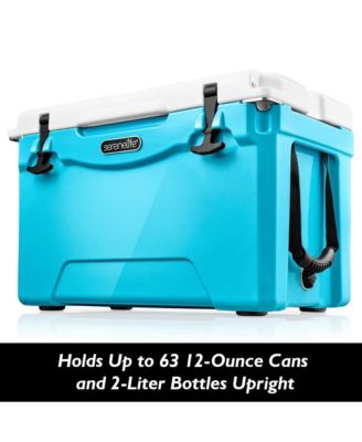 75-Quart Portable Cooler Box, Holds Up to 63 Cans