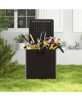 31Gallon All Weather Storage Container with Lockable Lid-S