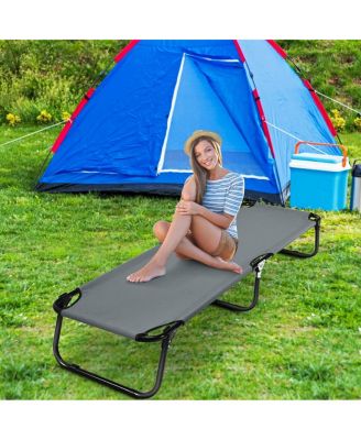 Outdoor Folding Camping Bed for Sleeping Hiking Travel