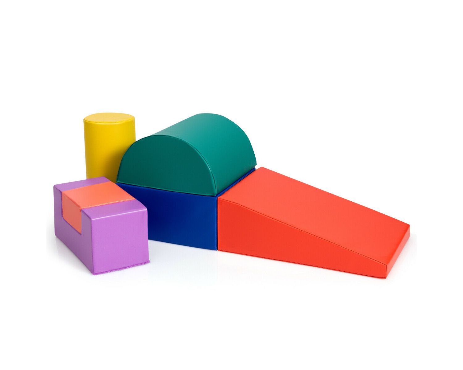6-Piece Soft Foam Building Blocks Climb Crawl Set for Toddlers Indoor