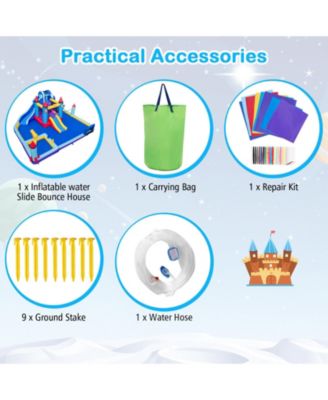 Rocket Theme Inflatable Water Slide Park