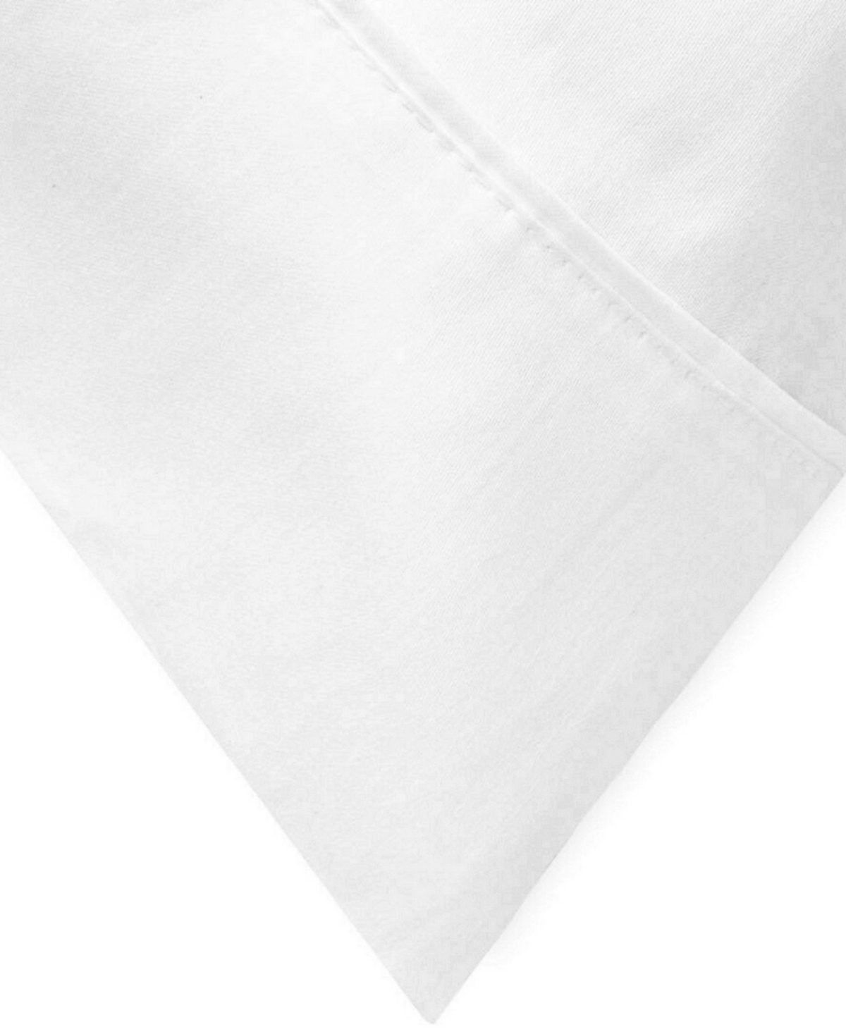 Ella Jayne Percale Cool And Crisp 500 Thread Count 100% Cotton Pillowcase Set, King In White