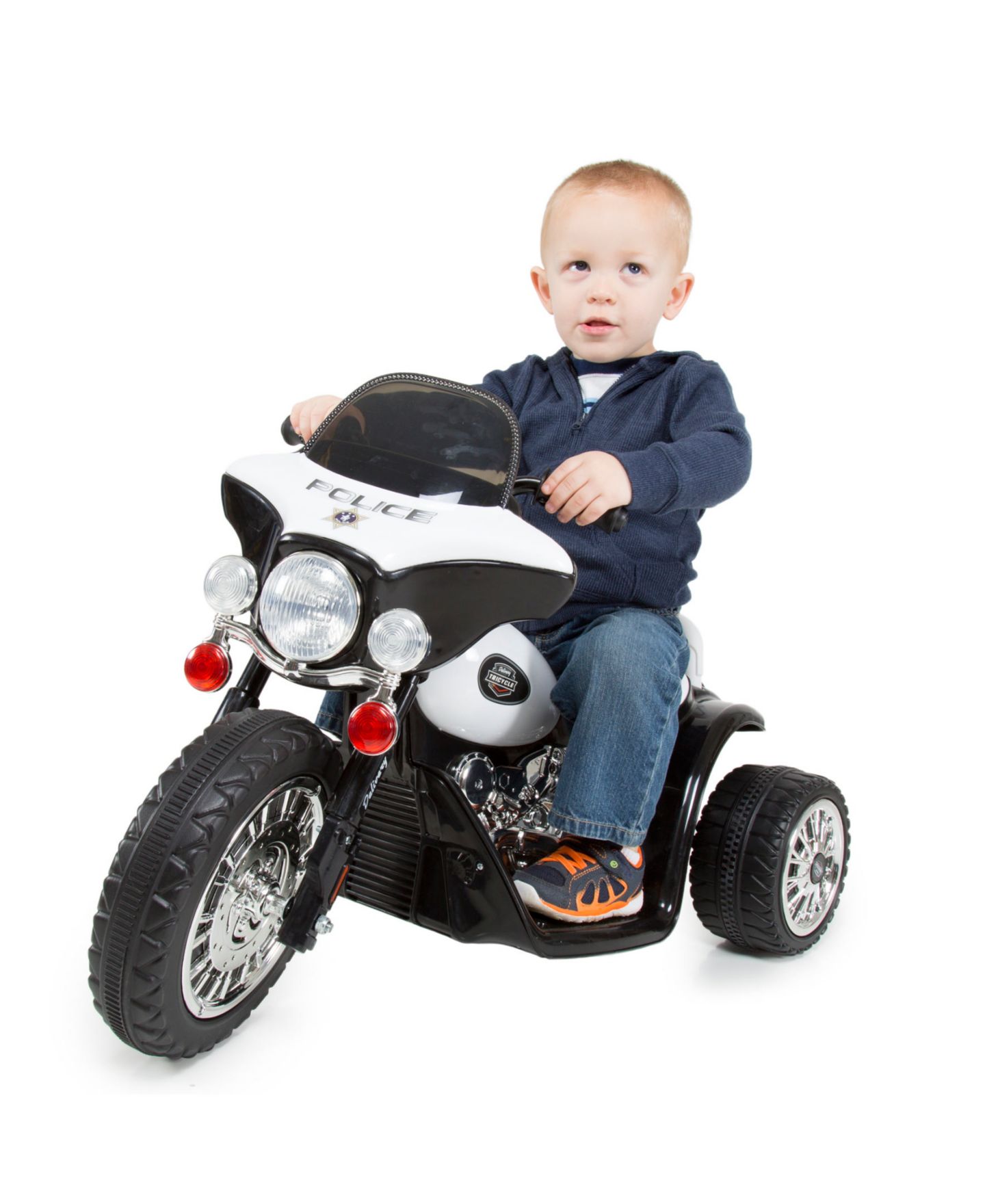 Детская игрушка Trademark Global Lil' Rider Police Decals Battery-Powered Motorcycle, Ages 3-6 — фото 2