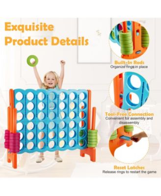 4 in A Row 4-to-Score Giant Jumbo Game Set for Family Party Holiday