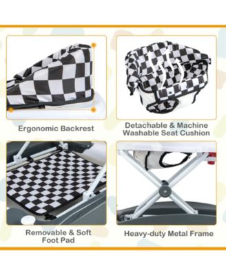 6 in 1 Foldable Baby Walker with Adjustable Height