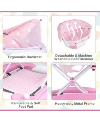 6 in 1 Foldable Baby Walker with Adjustable Height