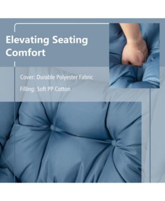 Modern Accent Sofa Chair with Folding Footrest and Side Pocket