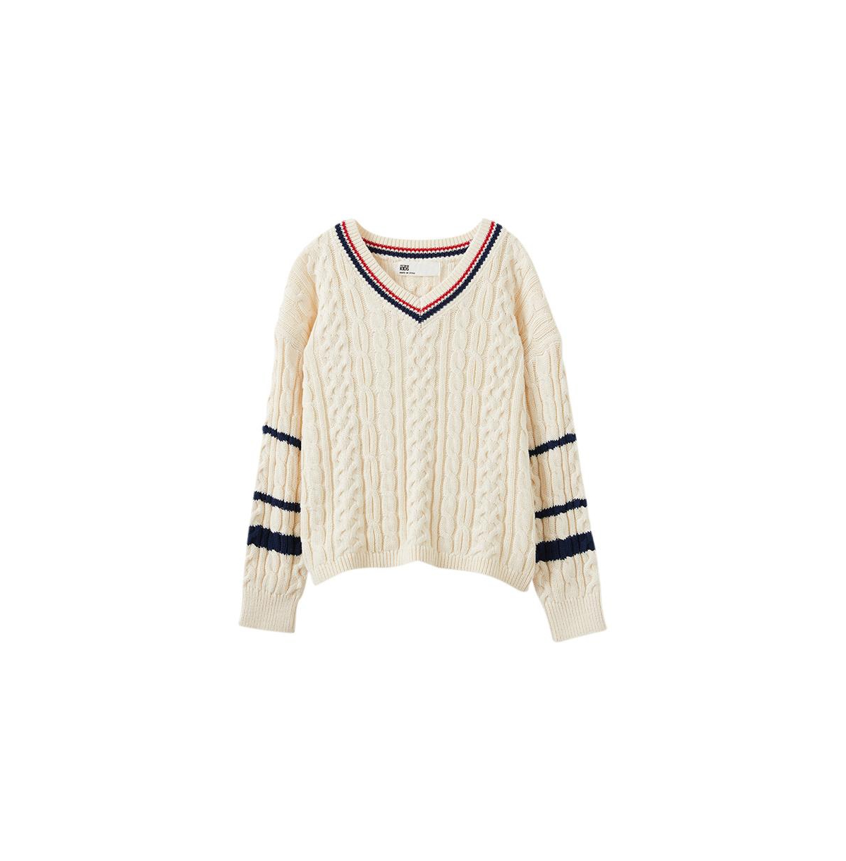 Cotton On Girls Little/Big Ashlee Knit Jumper -cable knit