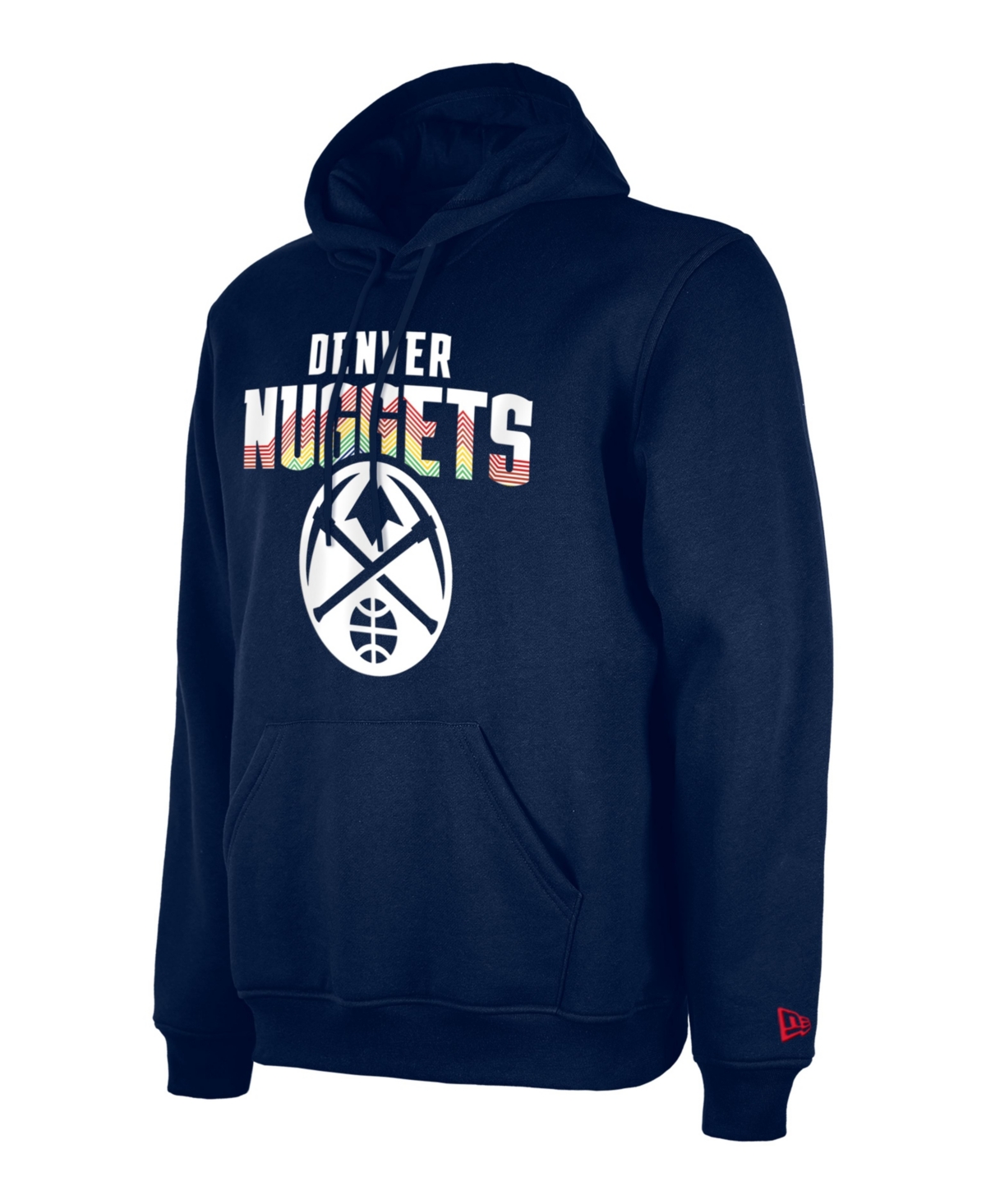 NEW ERA MEN'S NAVY DENVER NUGGETS 2024/25 CITY EDITION PULLOVER HOODIE 