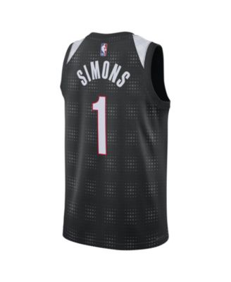 Men's and Women's Black Anfernee Simons Portland Trail Blazers 2024/25 City Edition Finished Swingman Jersey