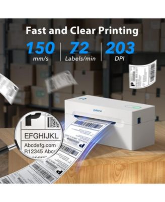 POLONO Bluetooth Thermal Shipping Label Printer, Wireless 4x6 Shipping Label Printer for Small Business, Support Android, iPhone, Windows, and Mac, Widely Used for Ebay, Amazon, Shopify, Etsy, USPS