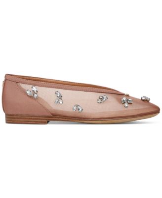 Women's Tina Jewel Embellished Mesh Flats