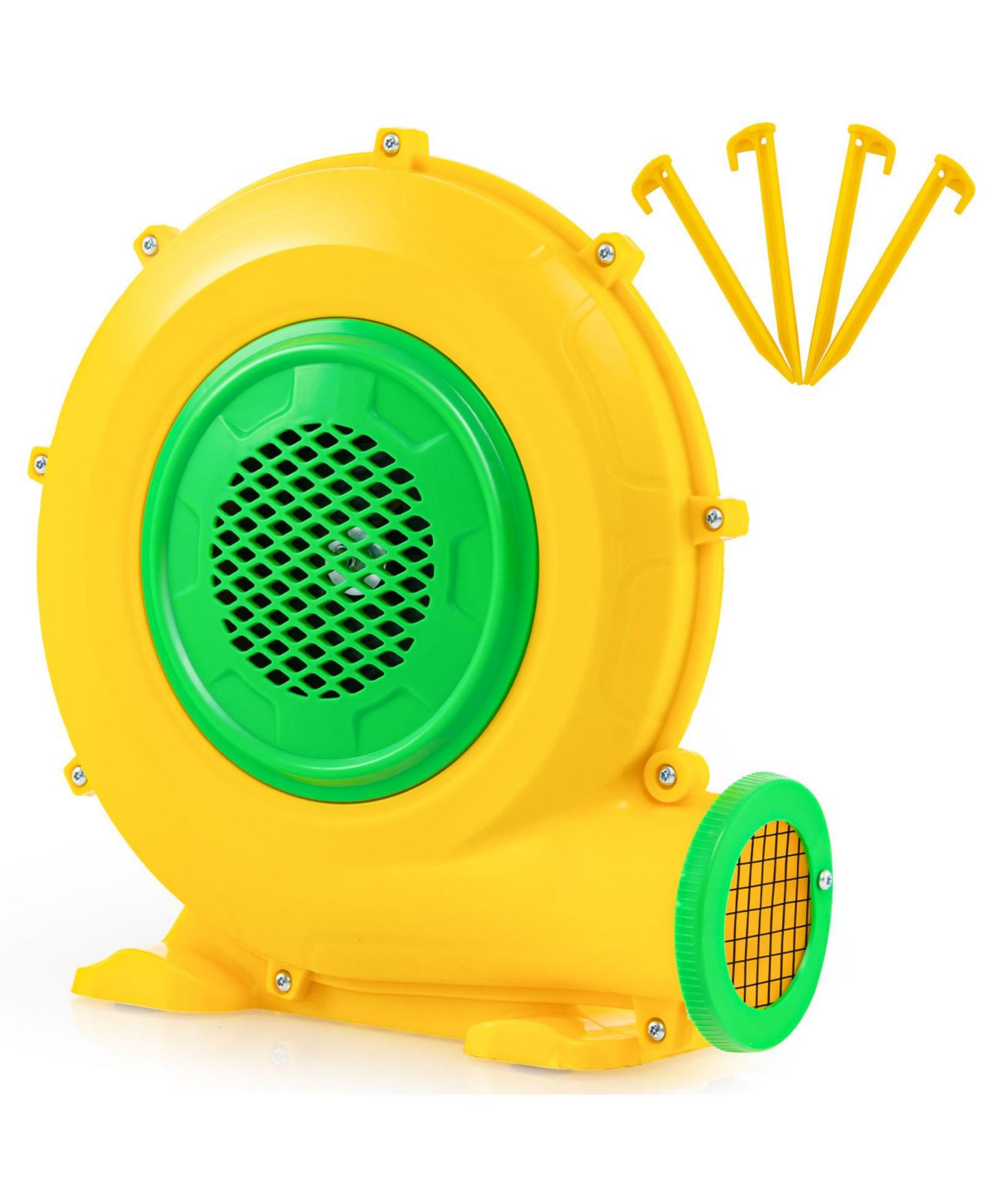Детская игрушка GOUUN 680W Portable Air Blower with Handle and Ground Stakes, Ages 3-10, цвет: Жёлтый — фото 3