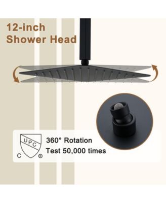 3 Functions 12 Inch Ceiling Mounted Thermostatic Shower System