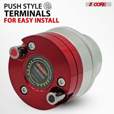 1 Inch High-Performance Neodymium 300W High Compression Bullet Super Tweeters Tweeters 25.4mm Voice Coil