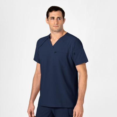 Men's RENEW EZ Zip Scrub Top