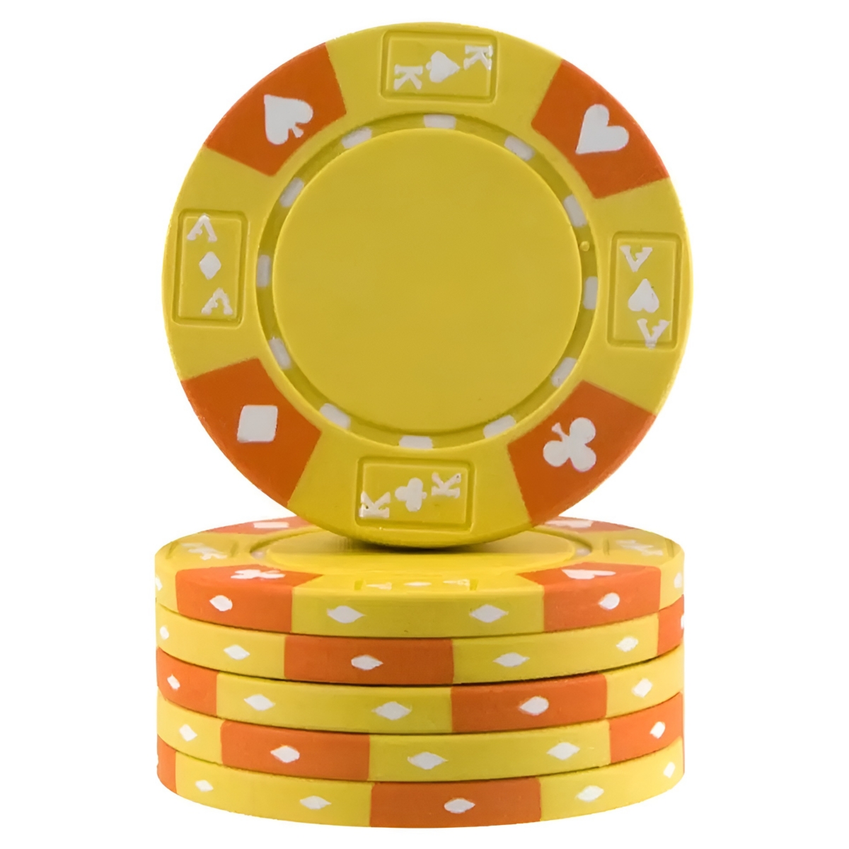 Slickblue Ace King Poker Chips – Clay Composite Casino-Quality Poker Chips for Home Games