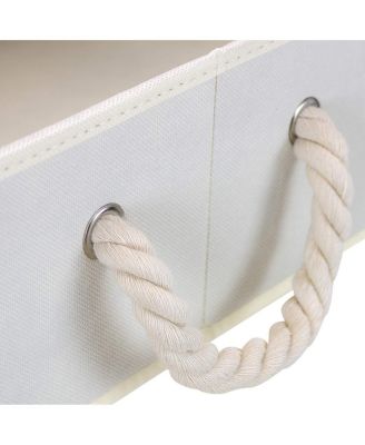 3 Pack Trapezoid Storage Box - Fabric Storage Baskets, Foldable Closet Organizer