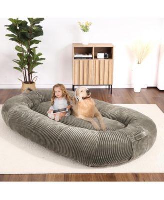 Dog Bed for People Adults, 71"x48"x14" Giant Pet Bed for Humans