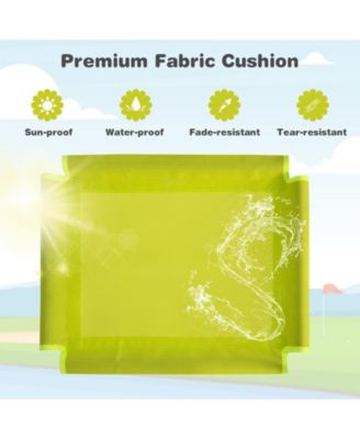 Kids Climbing Dome with Slide and Fabric Cushion for Garden Yard