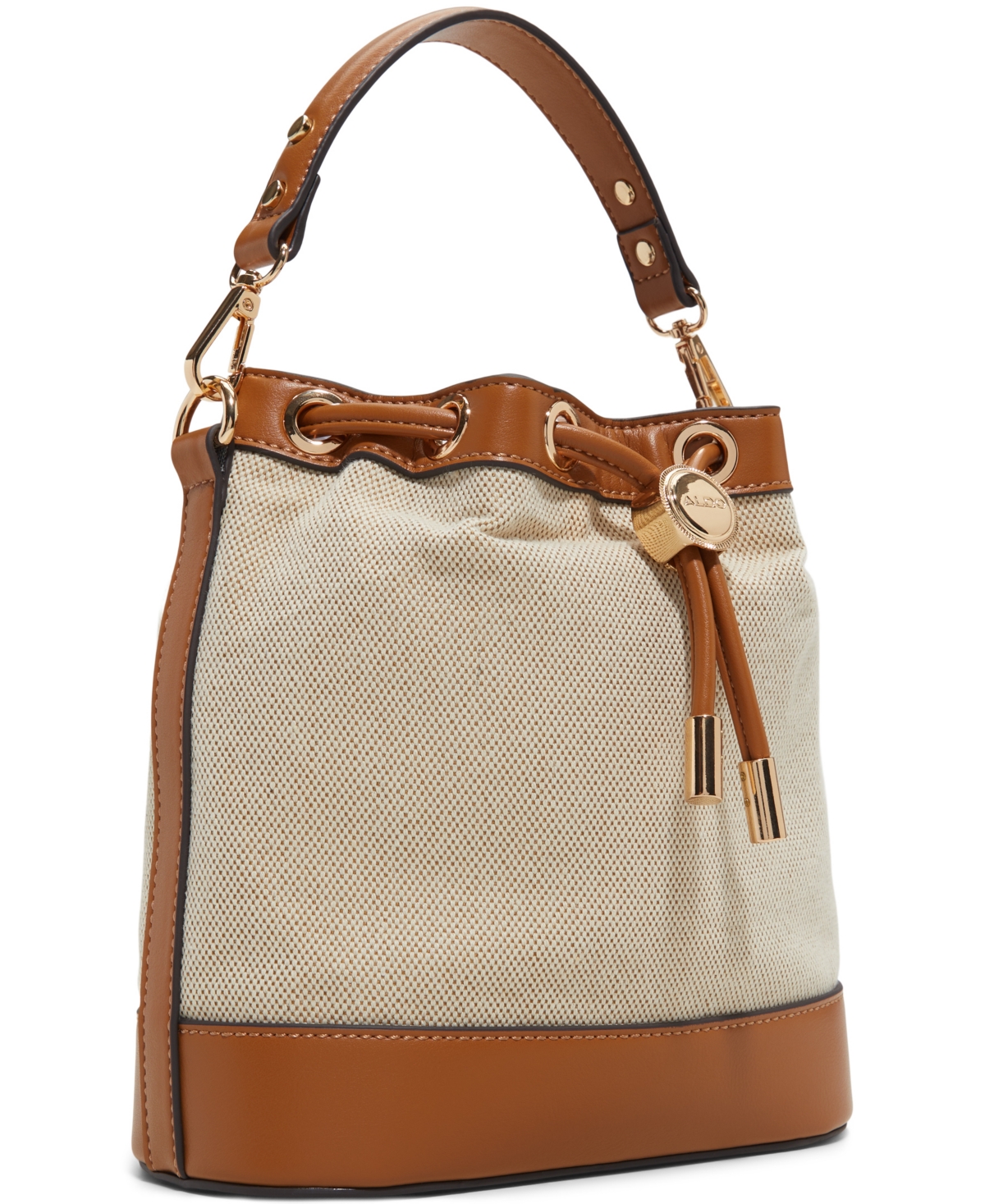 Aldo Annalany Medium Bucket Bag In Tan