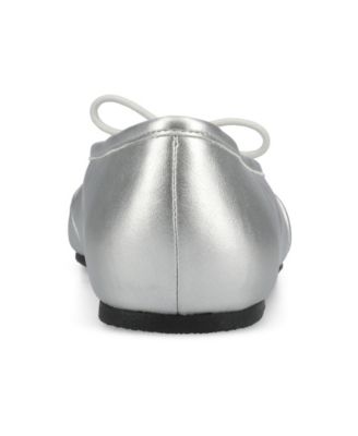 Women's Callee Rouched Tie Ballet Flats