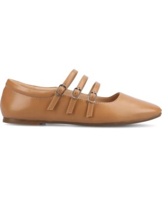 Women's Darlin Multi Strap Mary Jane Square Toe Flats