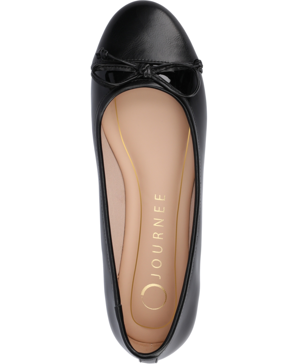 Shop Journee Collection Women's Kaiah Cap Toe Ballet Flats In Black